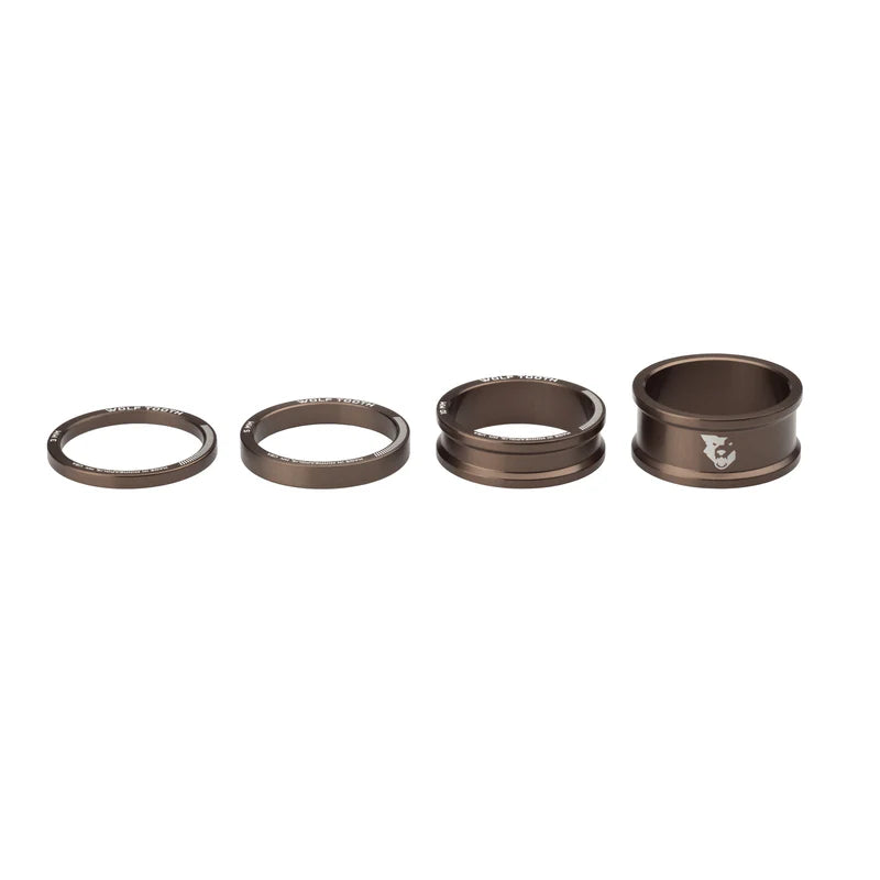 WOLF TOOTH HEADSET SPACER KIT 3, 5, 10, 15MM