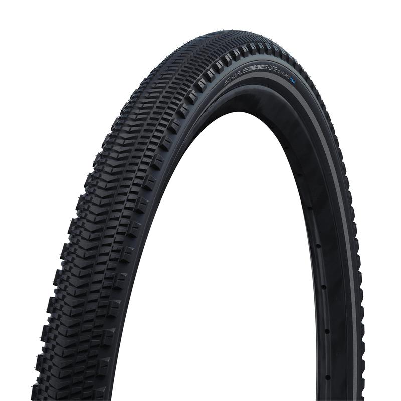 Schwalbe G-One Overland 365 Tire, Black w/Reflective, RaceGuard, Tubeless Easy, Addix 4season, Folding
