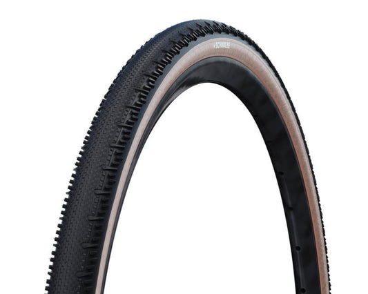 Schwalbe G-One RS Pro Tire, 700 x 35c (35-622), Transparent Skin, V-Guard, Tubeless Ready, Addix Race, Folding