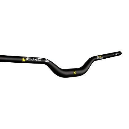 Burgtec Ride High Josh Bryceland Signature Alloy Handlebar, 50mm Rise, 35mm Clamp, 800mm Width, Black